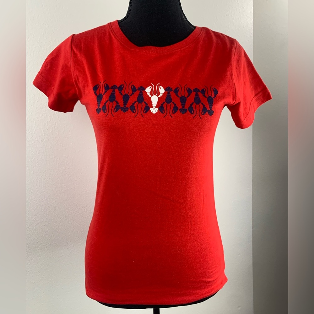 Bon Temp Crawfish Shirt Top Size XS s New Orleans